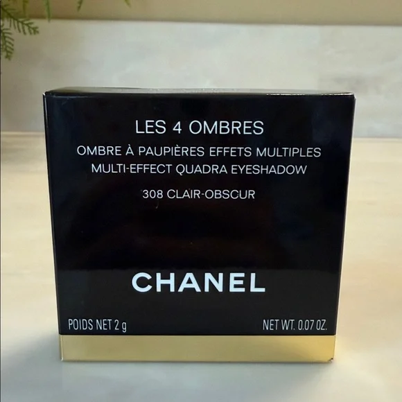 CHANEL Les 4 Ombres Quad Eyeshadow Palette 308 Clair-Obscur